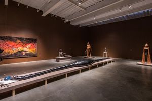Exhibition view: Wangechi Mutu, _Intertwined_, New Museum, New York (2 March–4 June 2023). Courtesy Ocula. Photos: Charles Roussel.